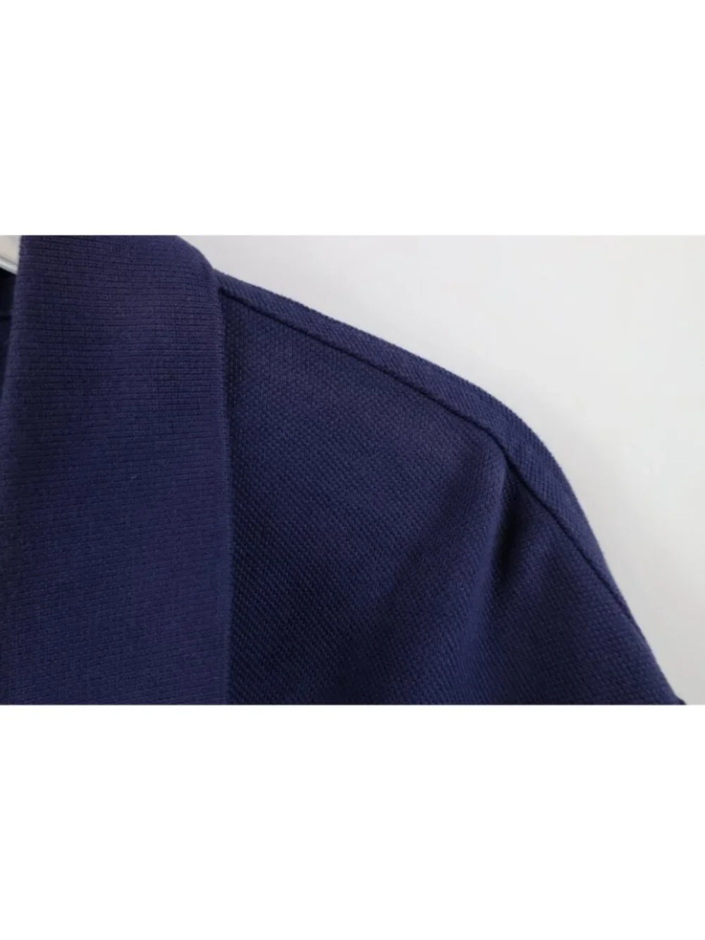 Vintage Ralph Lauren Mens Large Spell Out CP RL 93 Collared Golf Polo Shirt Blue